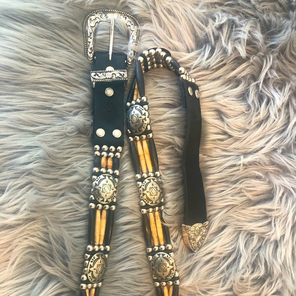 Black Leather Belt